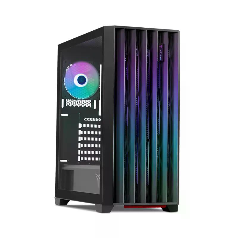 YEYIAN GAMING PC CASE MID-TOWER PHOENIX WITH TEMPERED GLASS - SKU: YCM-APPHO-01FA