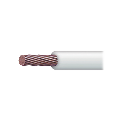 Bobina de cable de 100 metros para cableado eléctrico VIAKON calibre 10 de color blanco tipo THW-2-LS/THHW-LS  