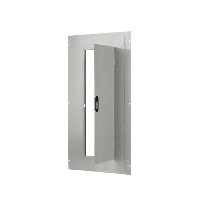 Puerta (frente) montaje sobreponer para tableros tipo P1, 42 circuitos.