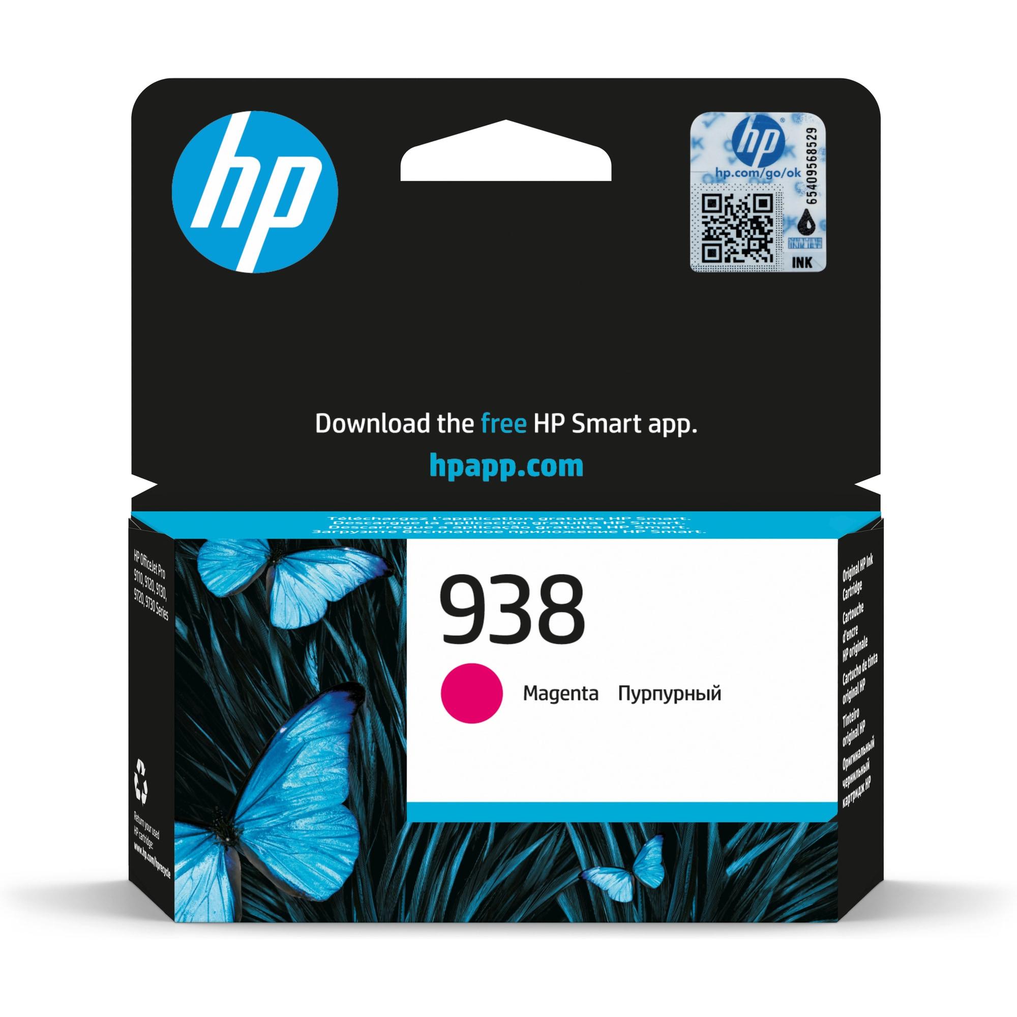 CARTUCHO TINTA HP 938 MAGENTA 800 PÁGINAS (4S6X6PL)
