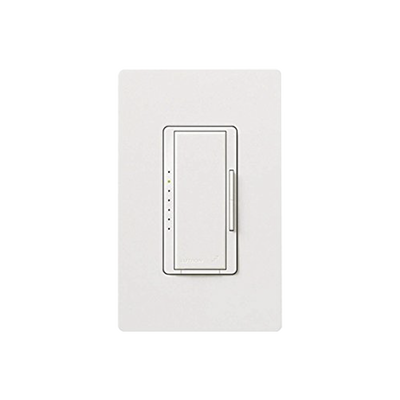 Dimmer para iluminación CFL/LED o Incandescente/Halogeno 600 Watt Max, blanco
