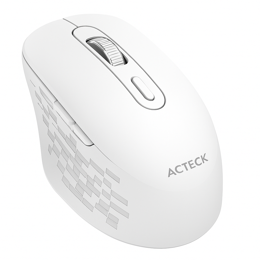 MOUSE ACTECK OPTIMIZE FLOW MI480 INALAMBRICO OPTICO 1.600DPI RF INALAMBRICO BLANCO
