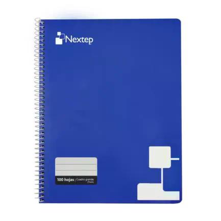 CUADERNO DE CUADRO GRANDE C7 PROFESIONAL NEXTEP 100HOJAS ESTILO ESPIRAL, NE-007G