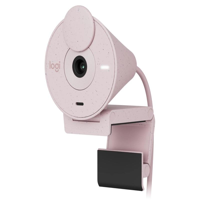 CAMARA WEB LOGITECH BRIO 300 FULL HD 1080p USB-C ROSE (960-001446)