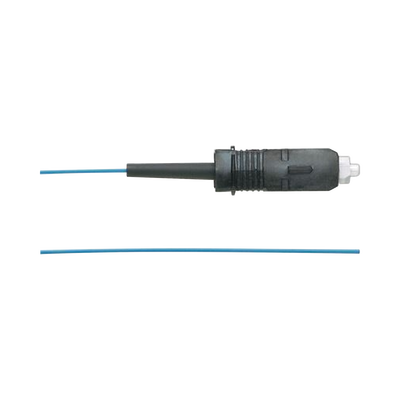 Pigtail de Fibra Óptica SC Simplex, Multimodo OM3 50/125, 900um, Color Aqua, 1 Metro (3.28 Pies)