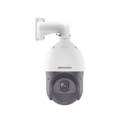 PTZ IP 4 Megapixel / 15X Zoom / 100 mts IR / Exterior IP66 / DARKFIGHTER / ACUSENSE (Evita Falsas Alarmas) / Detección Facial / WDR 120 dB / Entrada y Salida de Audio y Alarmas / HLC / EIS / PoE+ / MicroSD