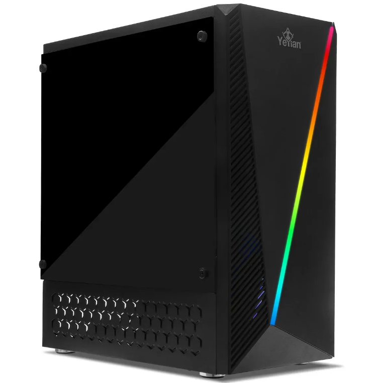 YEYIAN GAMING PC CRESCENT 56GTB-251M - RYZEN 5 5600GT - 256GB M.2 + 1TB HDD - 16GB DDR4 - SKU: YPA-CM56GTB-251M