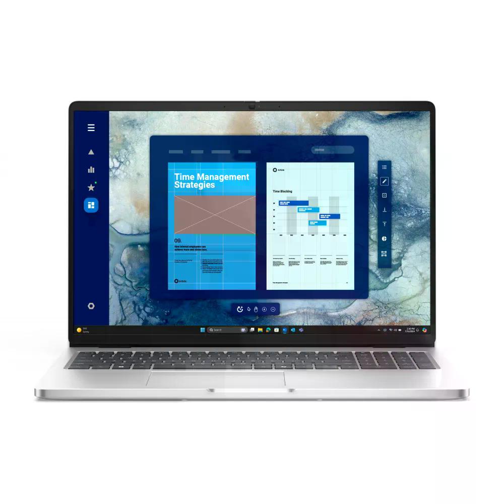 LAPTOP DELL PRO 16 PC16250 16" WUXGA CORE ULTRA 7 255U 16GB 512GB SSD W11P 3YW