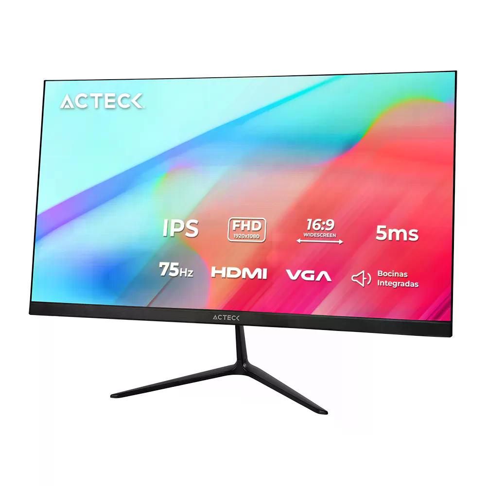 MONITOR ACTECK PLANO 24.5" IPS CAPTIVE VIVID SP245 ADVANCED NEGRO