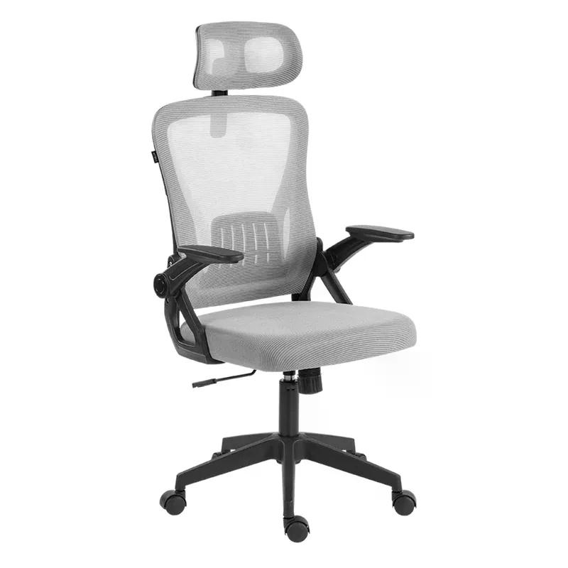 SILLA DE OFICINA ACTECK FLUX LITE EC313HR MARCO NEGRO - MALLA GRIS