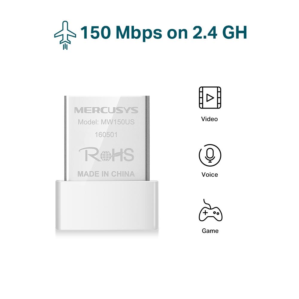 TP-LINK ADAPTADOR MINI N150 MERCUSYS / MW150US