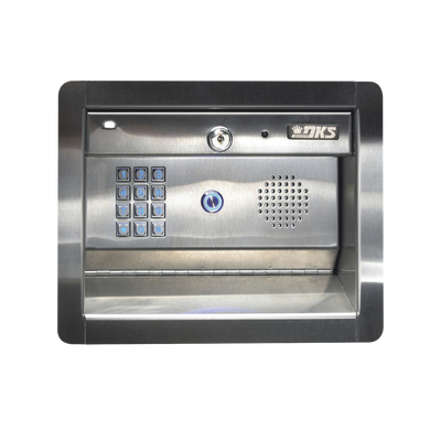 Access PLUS DKS / Atienda la puerta aún sin estar en casa! / Interfon telefónico / 27 números celulares / Control de acceso / 2 puertas / Lineas A/D