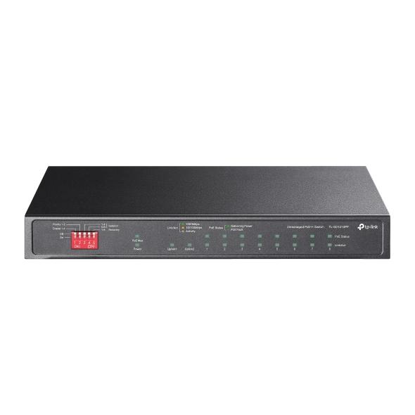SWITCH DE ESCRITORIO GIGABIT TP-LINK 10PTOS 6POE+ 2POE++ /TL-SG1210PP