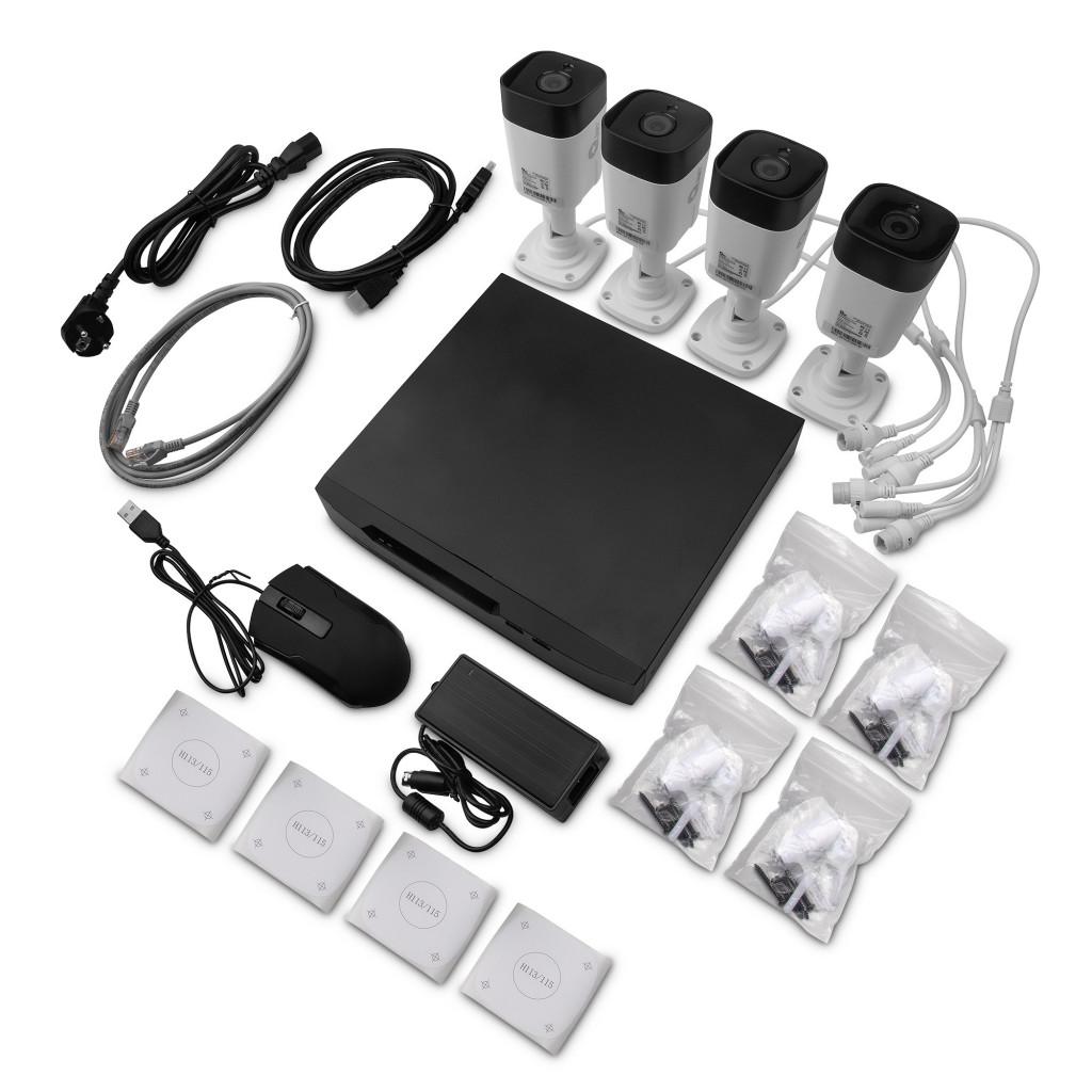 NVR QIAN KIT 8CH CON 5MP POE CAMARA BULLET 1TB HDD INCLUIDO QET-N0854
