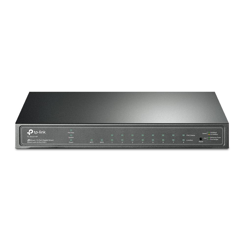 SWITCH SMART L2 TP-LINK 8PTOS GIGA&PoE+/2 SSFP /SG2210P (TL-SG2210P)