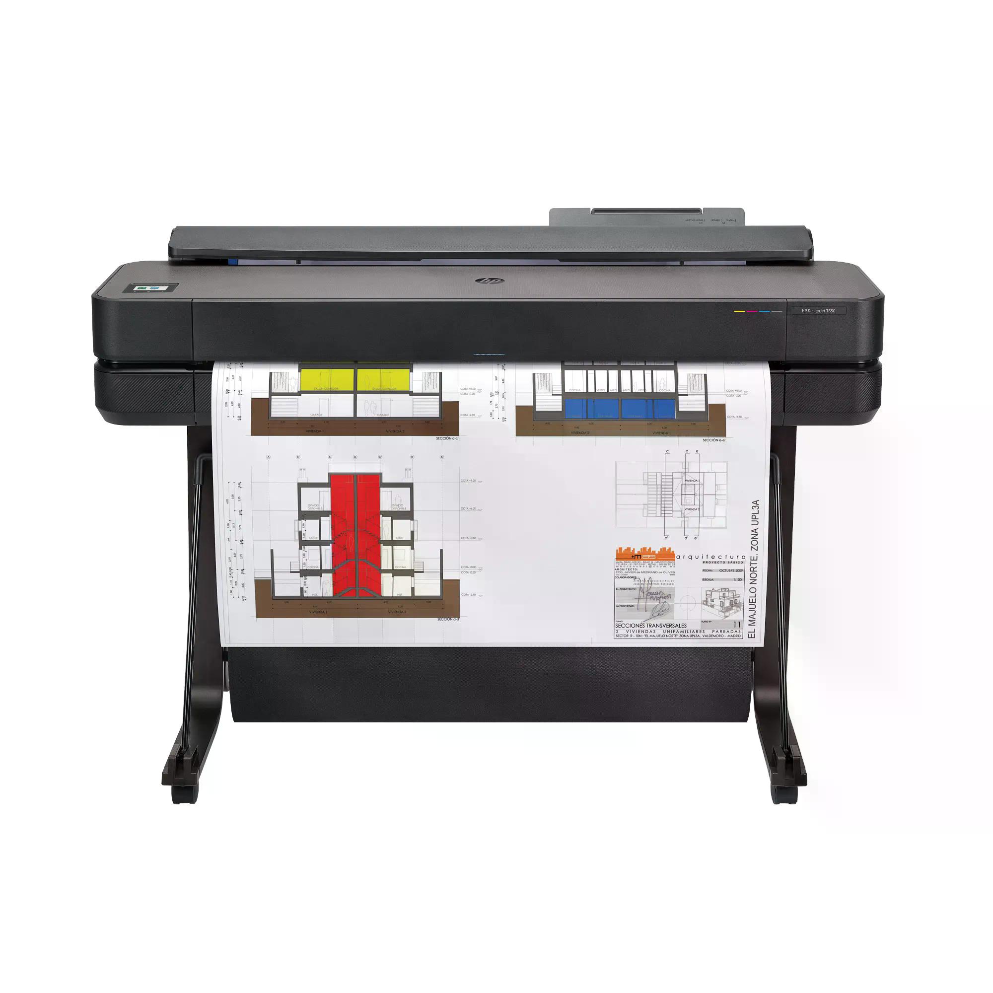 PLOTTER HP DESIGNJET T650 36 PULGADAS COLOR INYECCION TINTA 5HB10D