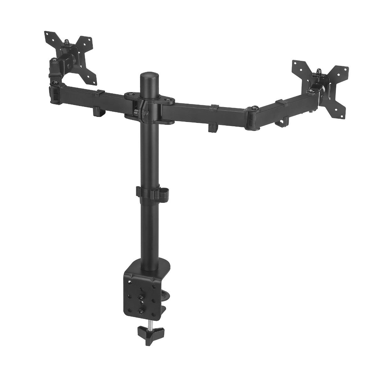 SOPORTE DE ESCRITORIO PARA DOS MONITORES GETTTECH 19"-32" GWM-DT232-01
