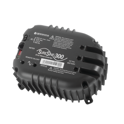 Inversor de Onda Sinusoidal Pura SureSine 300 W / 12 VCC a 110 VCA / 85-90% Eficiencia / Uso Industrial / Certificación UL