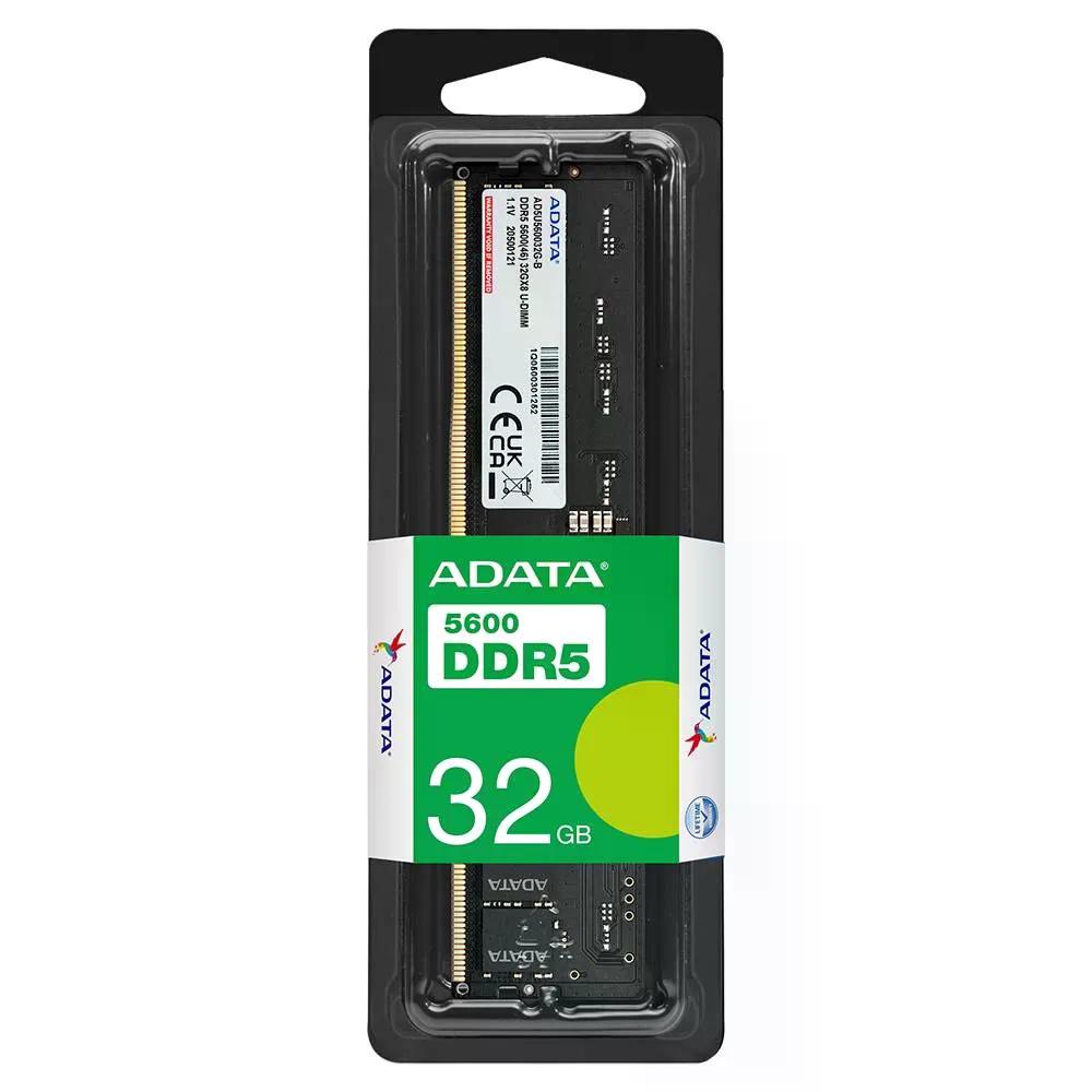 MEMORIA DDR5 ADATA 32GB 5600MHZ UDIMM (AD5U560032G-S)