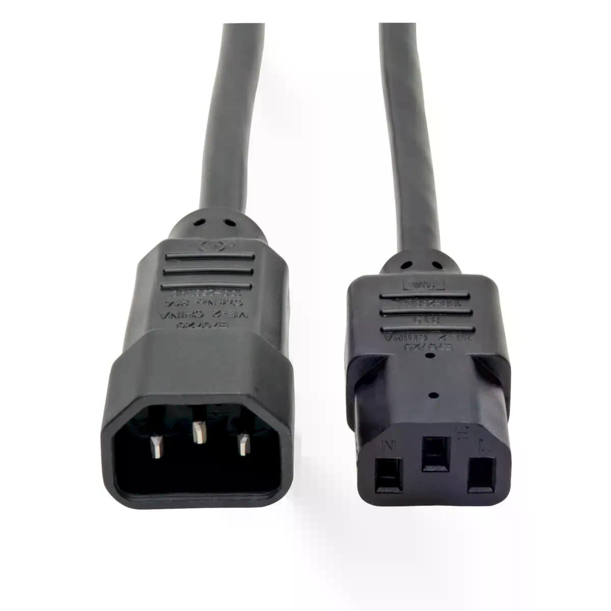 CABLE DE ALIMENTACION P004-006-13A PARA PDU - C13 A C14 - 13A, 250V, 16 AWG, 1.83 M (6 PIES), NEGRO