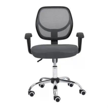 SILLA SECRETARIAL NEXTEP NE-650SG ALTURA AJUSTABLE, TELA GRIS, BASE GIRATORIA