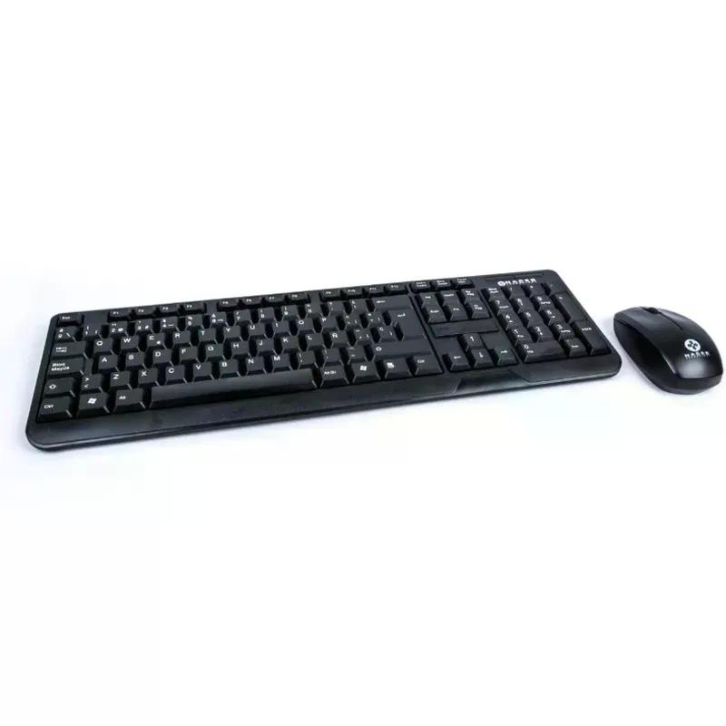 KIT DE TECLADO Y MOUSE NACEB NA 426 INALAMBRICO RF INALAMBRICO NEGRO