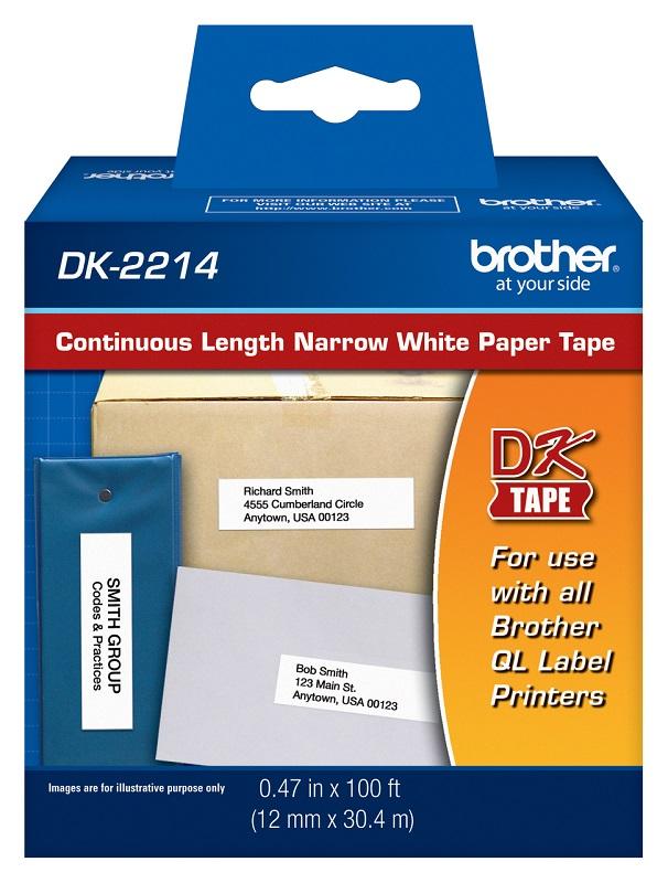 ROLLO DE PAPEL BROTHER CON ADHESIVO CONTINUA 62MM X 304 M DK2205