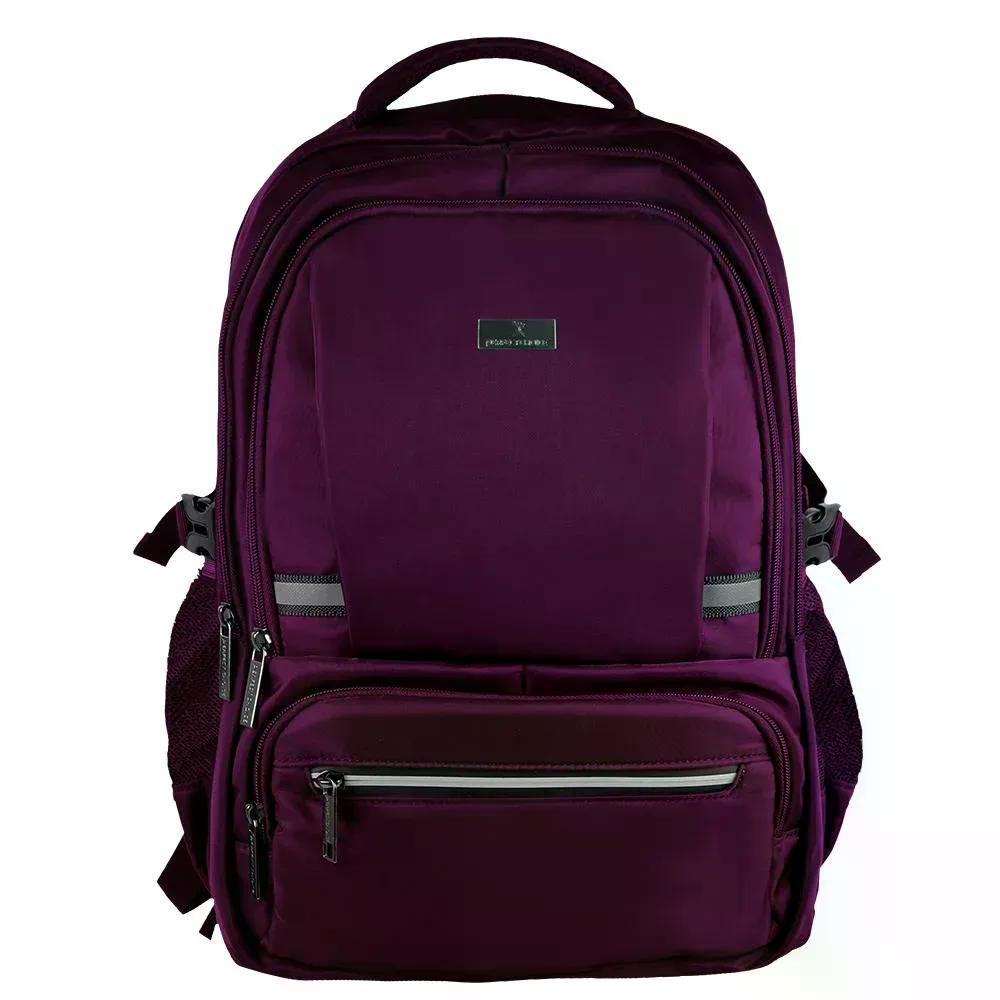 MOCHILA PERFECT CHOICE PC 084686 FORTER DE POLIESTER PARA LAPTOP 17" MORADO