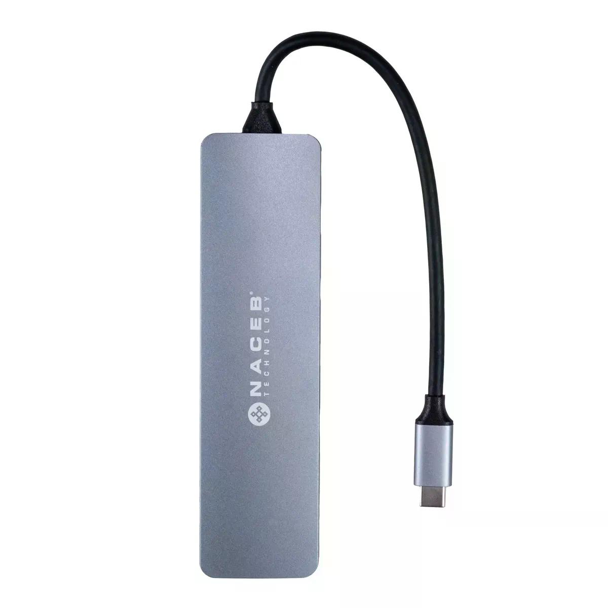 HUB NACEB USB C HDMI USB A 3.1 USB C 480 MBIT S