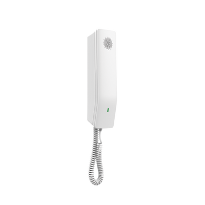 Teléfono IP para Hoteles / Altavoz HD en Bocina / 2 Cuentas y Líneas SIP / 10 Teclas de Marcación Rápida / 3 Teclas Programables / Wi-Fi de Doble Banda / Gestión con GDMS / Color Blanco /