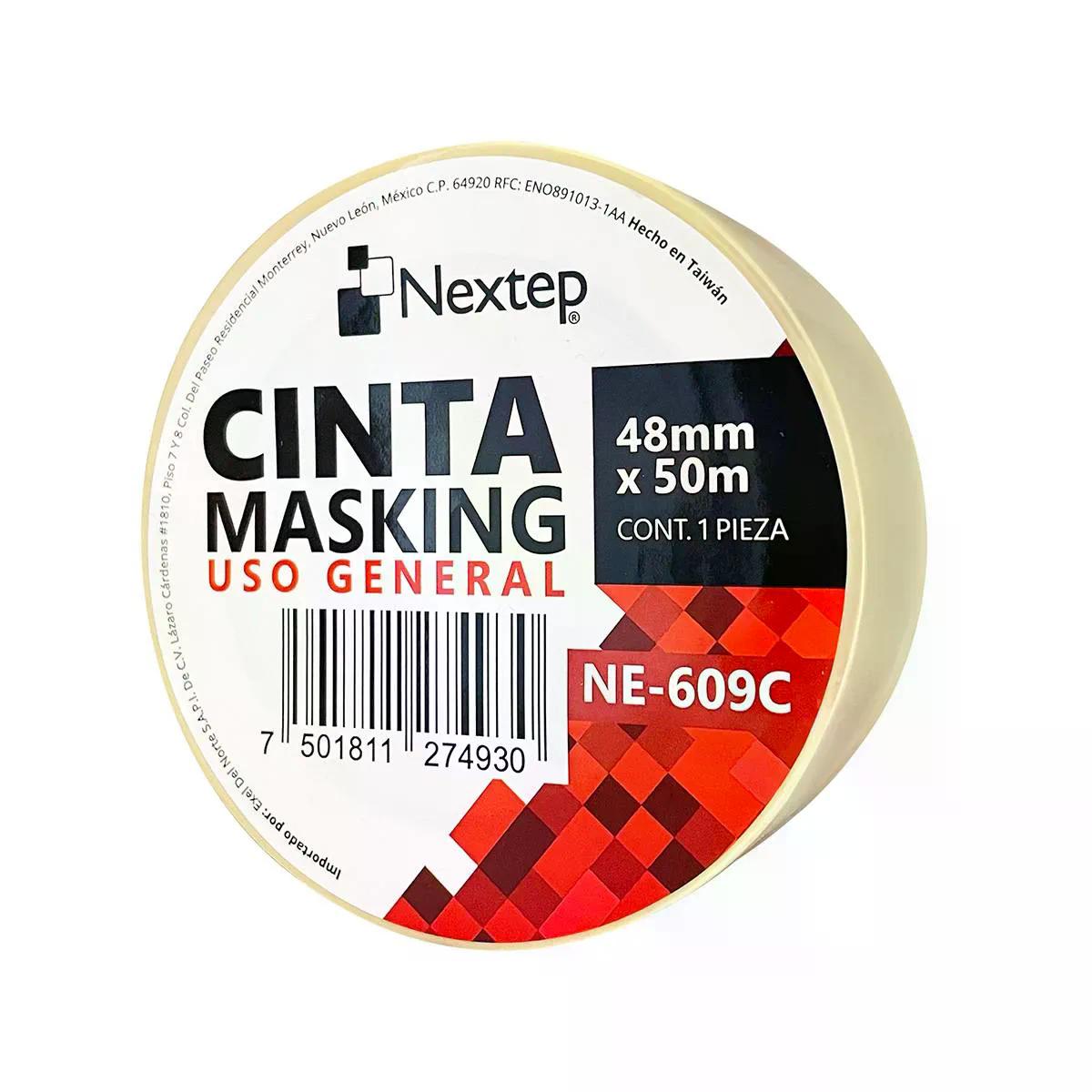 CINTA MASKING NEXTEP USO GENERAL TAMAÑO 48MM X 50M NE-609C