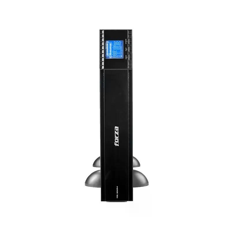 NOBREAK UPS FORZA FDC-3012R-I 3KVA RACK/TORRE DOBLE CONVERSION 9 CONTACTOS NEGRO