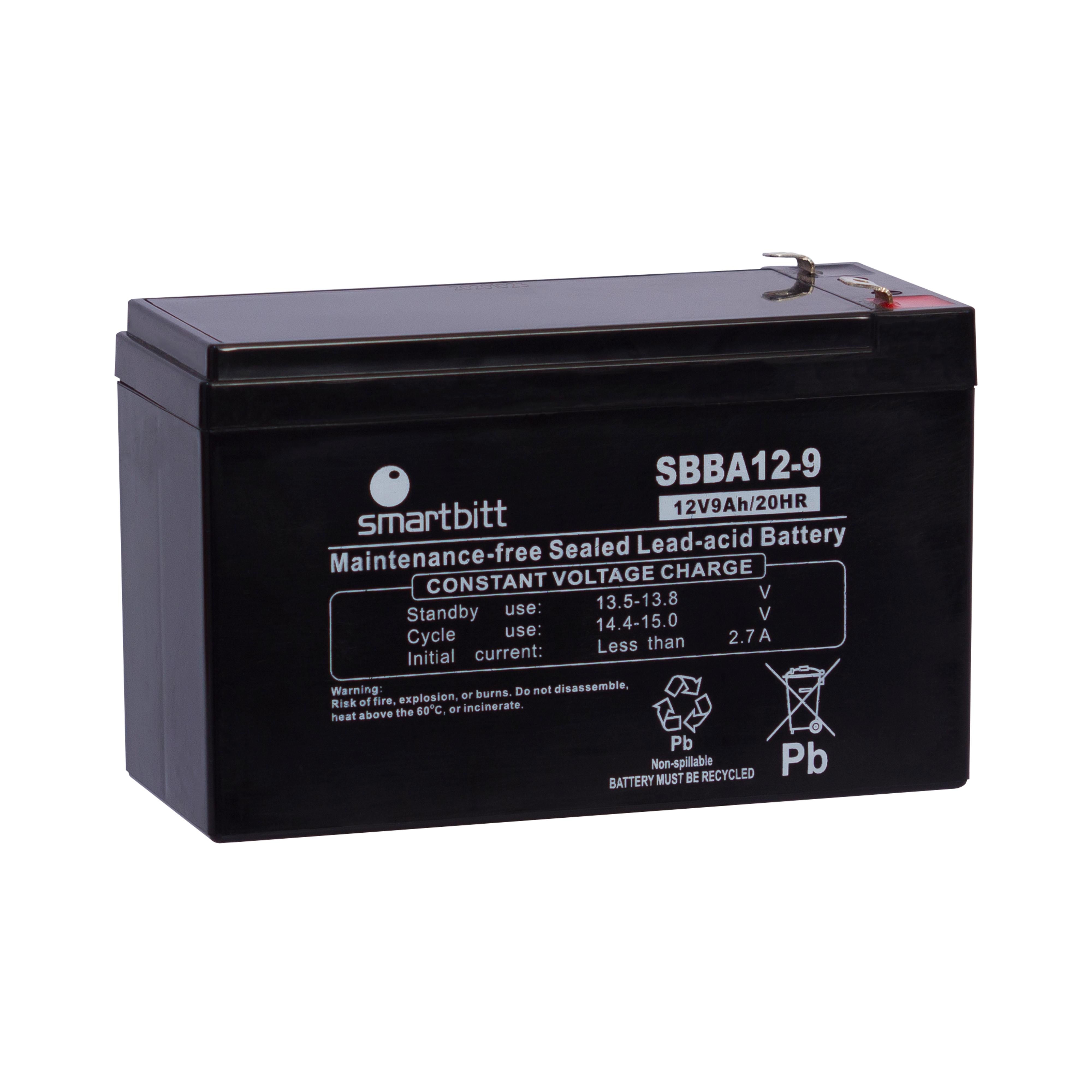 BATERIA MARCA SMARTBITT 12V/9AH (SBBA12-9 / SBBA9-12)