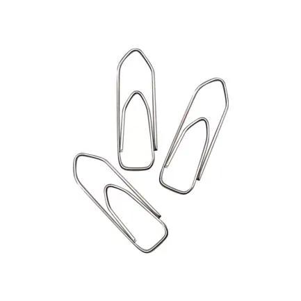 CLIP RECTANGULAR NEXTEP NIQUELADO #2 28mm PAQUETE C/10 CLIPS NE-042B