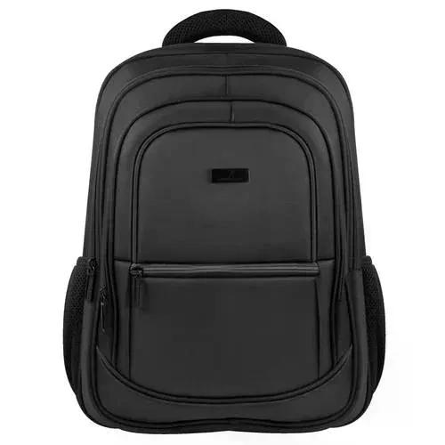 MOCHILA PERFECT CHOICE PC 084457 ESSENTIALS DE NYLON POLIESTER PARA LAPTOP 17" NEGRO