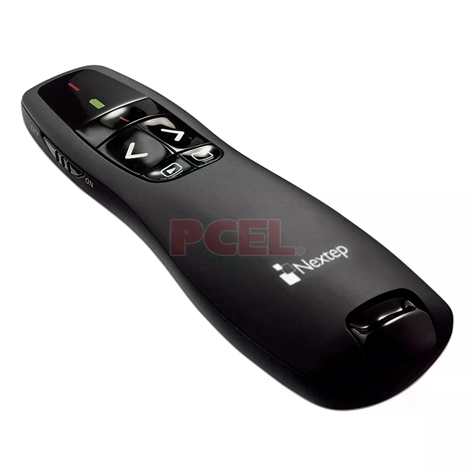 PRESENTADOR INALÁMBRICO NEXTEP NE-420 LASER COLOR ROJO PLUG & PLAY (BATERÍAS INCLUIDAS )