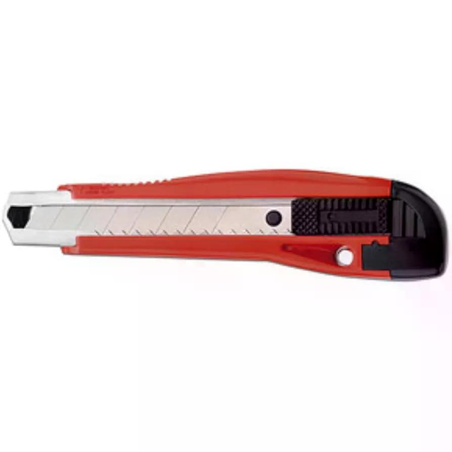 CUTTER DE PLASTICO NEXTEP TAMAÑO GRANDE, NAVAJA 18MM, ALMA DE METAL NE-178M