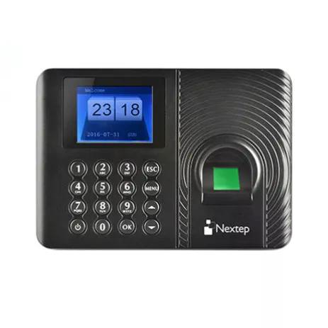 RELOJ CHECADOR  DE HUELLA DIGITAL NEXTEP NE-230 HASTA 1000 HUELLAS DIFERENTES PANTALLA LCD 2.4"  NO REQUIERE SOFTWARE  (DESCARGA AUTOMATICA EN MEMORIA USB)