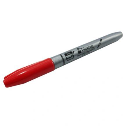 MARCADOR PERMANENTE NEXTEP PUNTO FINO 2MM ROJO C/12 PZAS