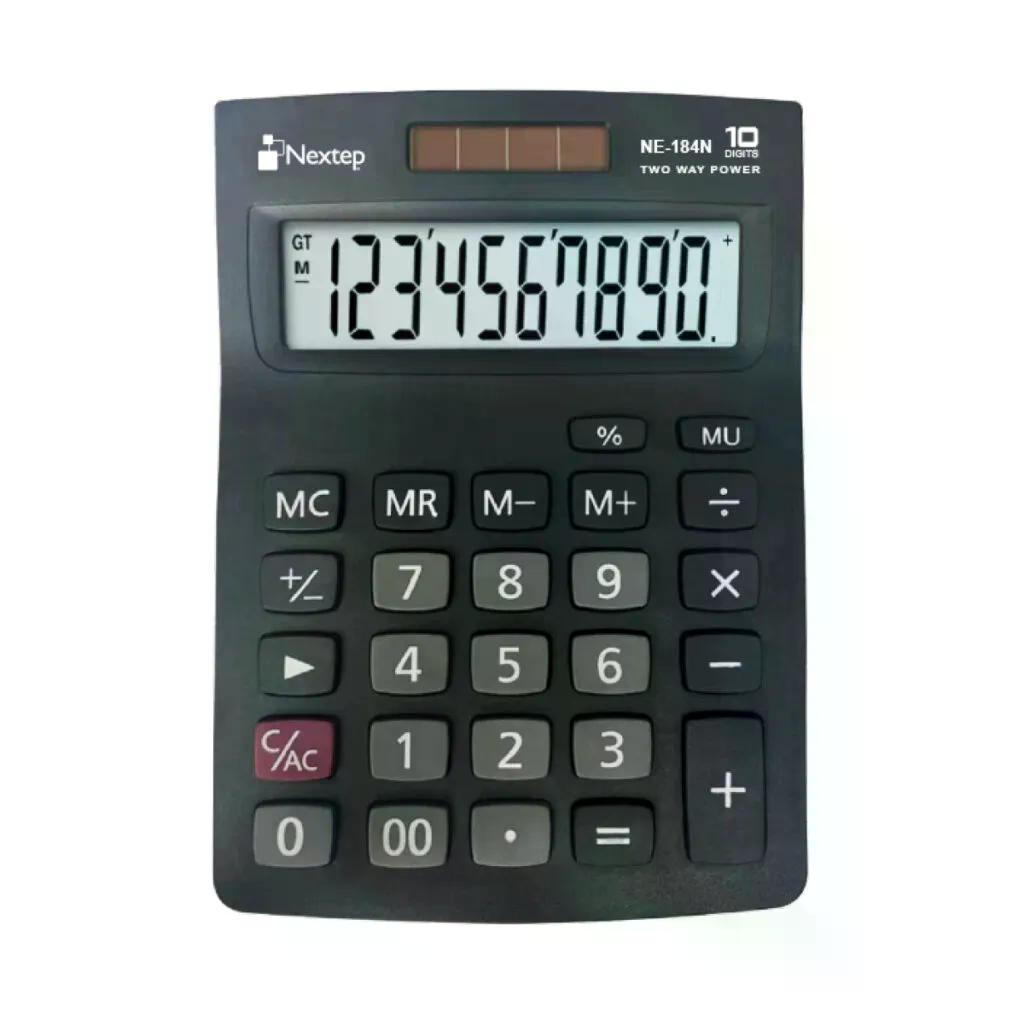 CALCULADORA NEXTEP 10 DIGITOS SEMI ESCRITORIO BATERIA/SOLAR NE-184N