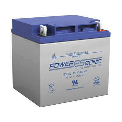 Batería 12V, 40AH, Para Respaldo, Tecnologías AGM/VRLA, 5 Años Vida Útil, Terminales NB4, Reconocida UL  