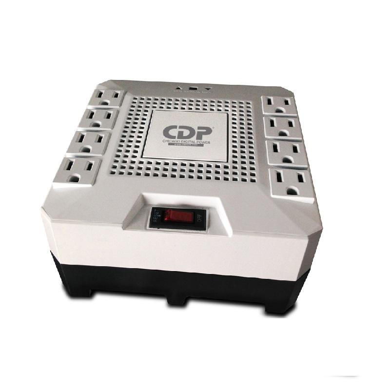CDP R-AVR1808 1800VA/1000W AVR, 8 SALIDAS, 175 JULIOS, PROTECCION RJ45, 120 VAC