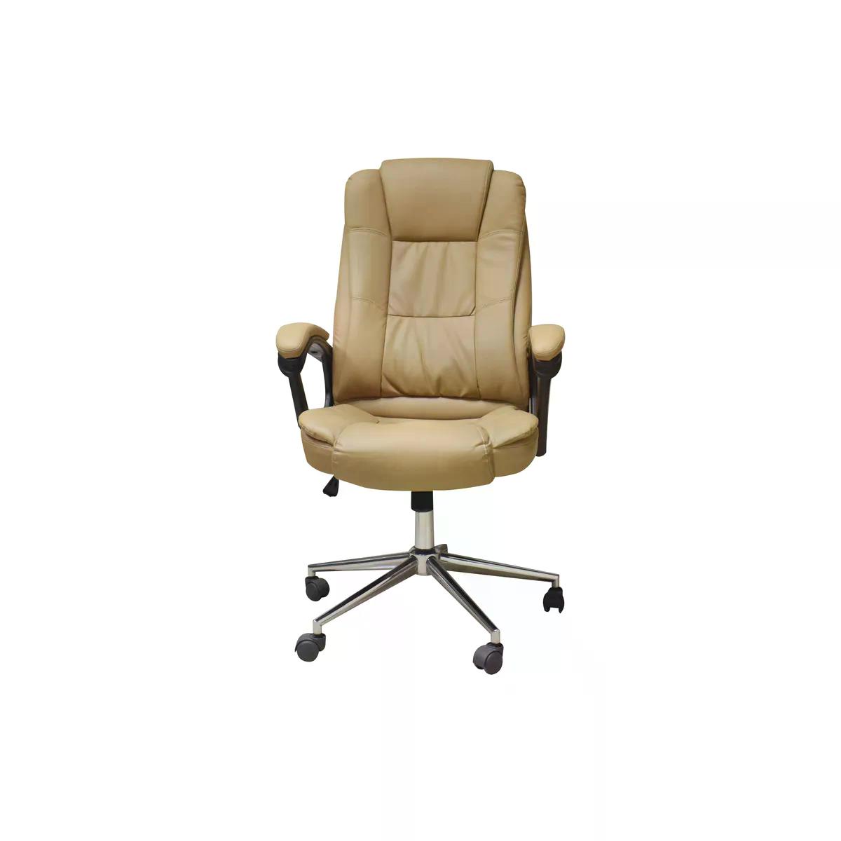 SILLA NACEB EJECUTIVA CON REPOSABRAZOS CAFE
