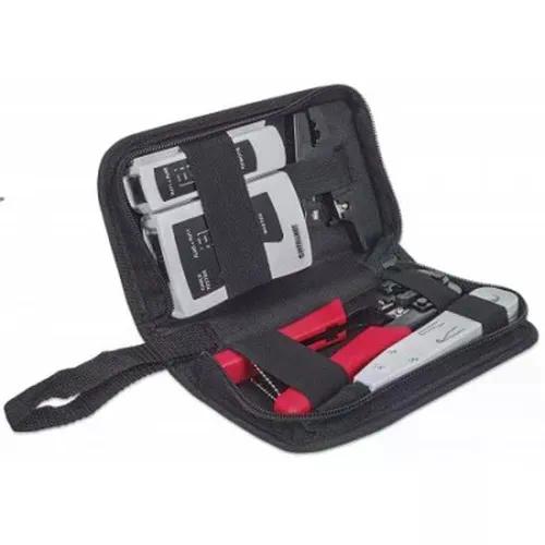 KIT DE HERRAMIENTAS PARA RED CON 4 PIEZAS CON BOLSA INTELLINET 780070