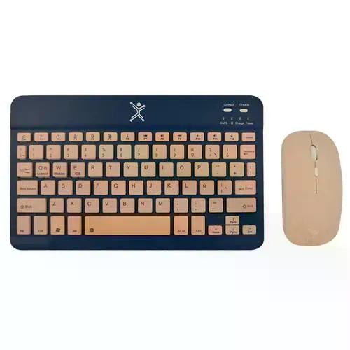 KIT DE TECLADO Y MOUSE PERFECT CHOICE GENOVA INALAMBRICO RF INALAMBRICO BLUETOOTH AZUL