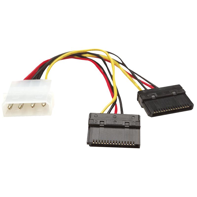CABLE DE CORRIENTE SATA EN Y /4 A 2X15 PINES MANHATTAN 15CM 349369