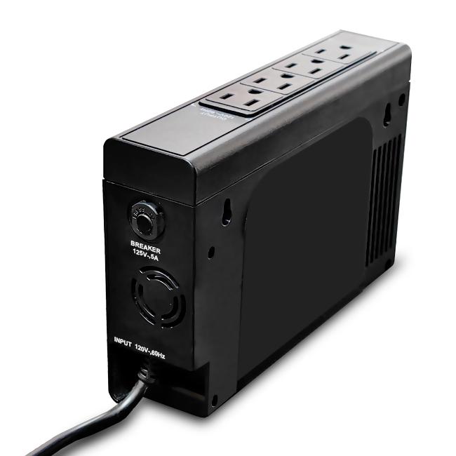 CDP LI-504 500VA/250W UPS 4 SALIDAS, PUERTO USB C, UPS COMPACTA CON BATERIA DE LITIO, 120 VAC