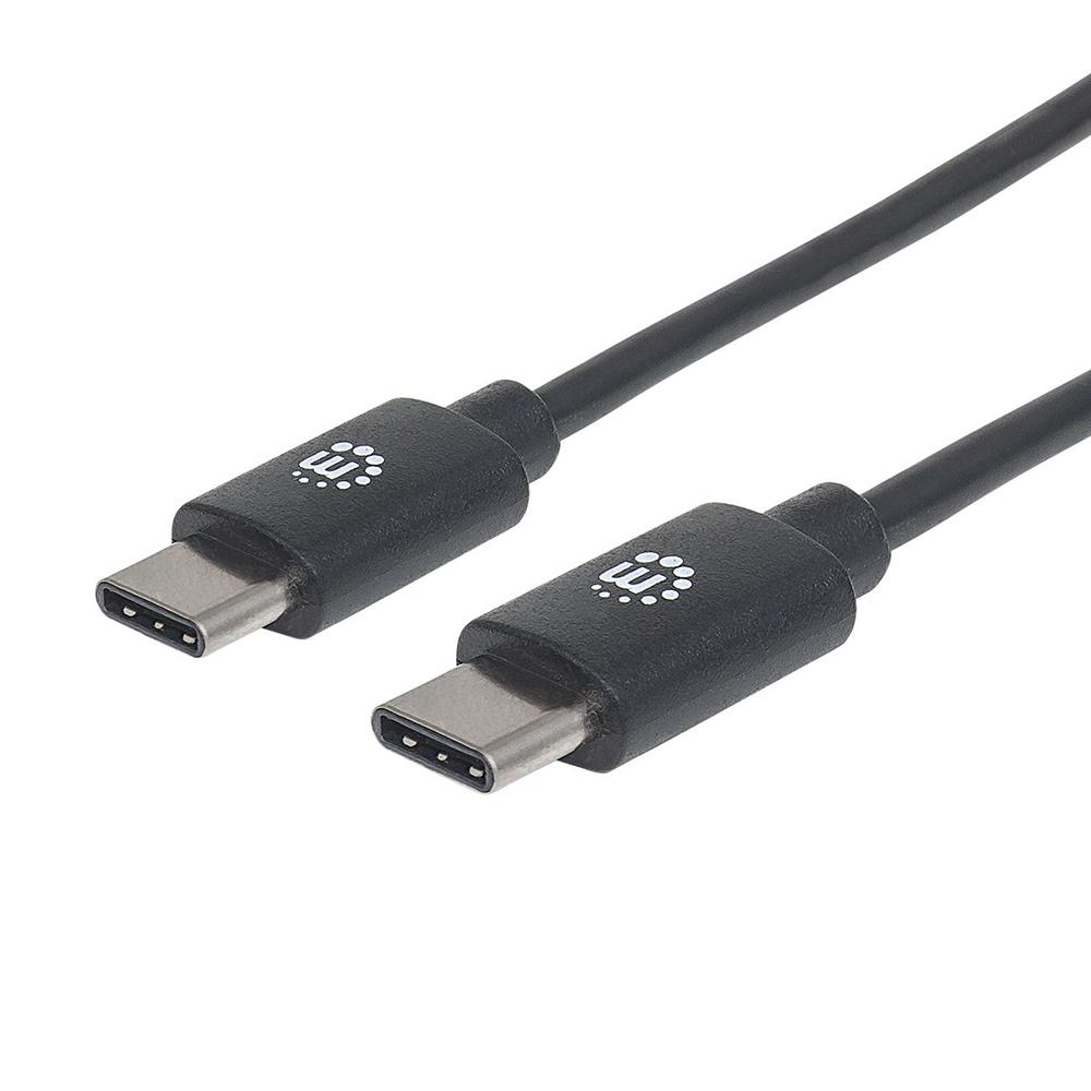 CABLE USB MANHATTAN TIPO CM - CM 50 CM NEGRO V2.0 354868