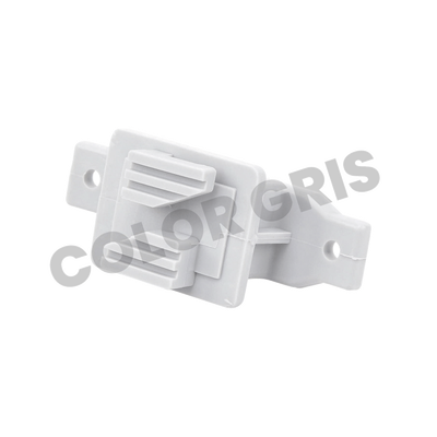 Aislador de Paso Gris Reforzado para Cercos Eléctricos / Aislamiento hasta 18 kV / Resistente a Clima Extremo / Polipropileno y Policarbonato