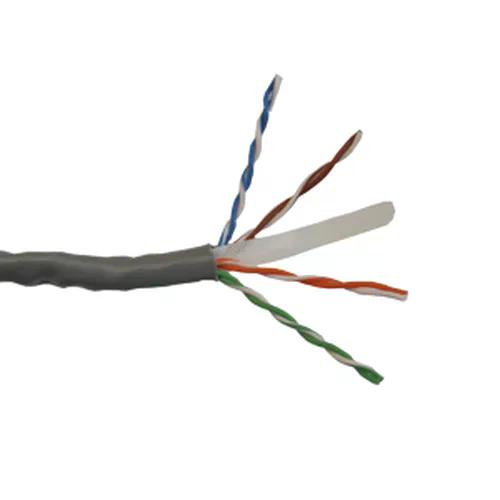 BOBINA DE CABLE UTP CAT6+ BELDEN 2412 008A1000 - 305 M, GRIS, INTERIOR, CAT6+, 100  COBRE